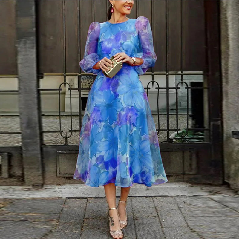 Bloemenprint Jurk voor Dames – Elegant en Stijlvol