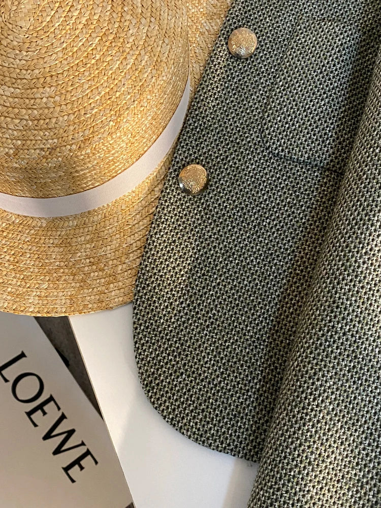 Olivia Textured Button-Up Coat | Button Dress