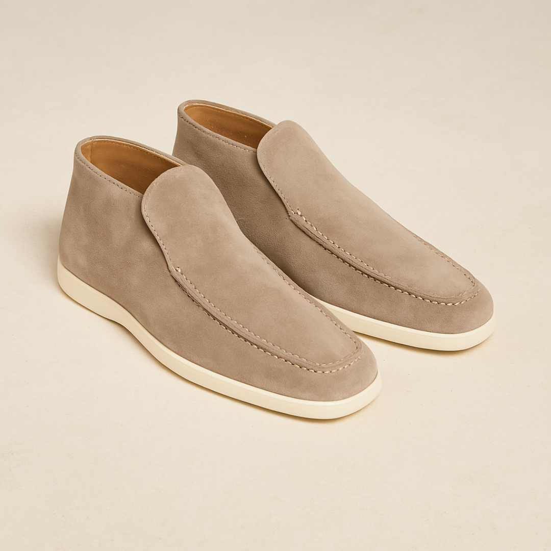 Suède Mid-Top Loafers voor Heren