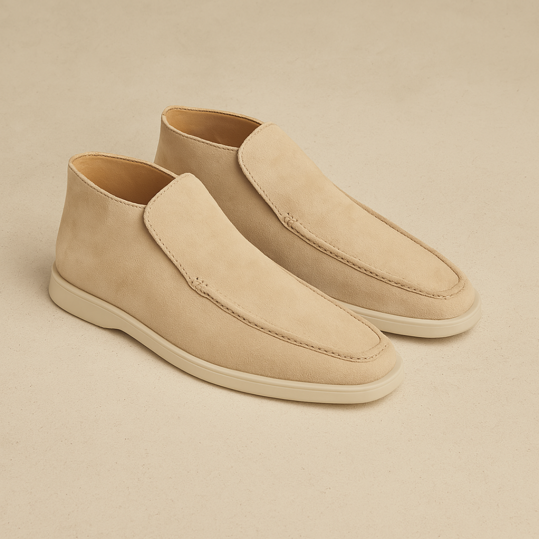 Suède Mid-Top Loafers voor Heren