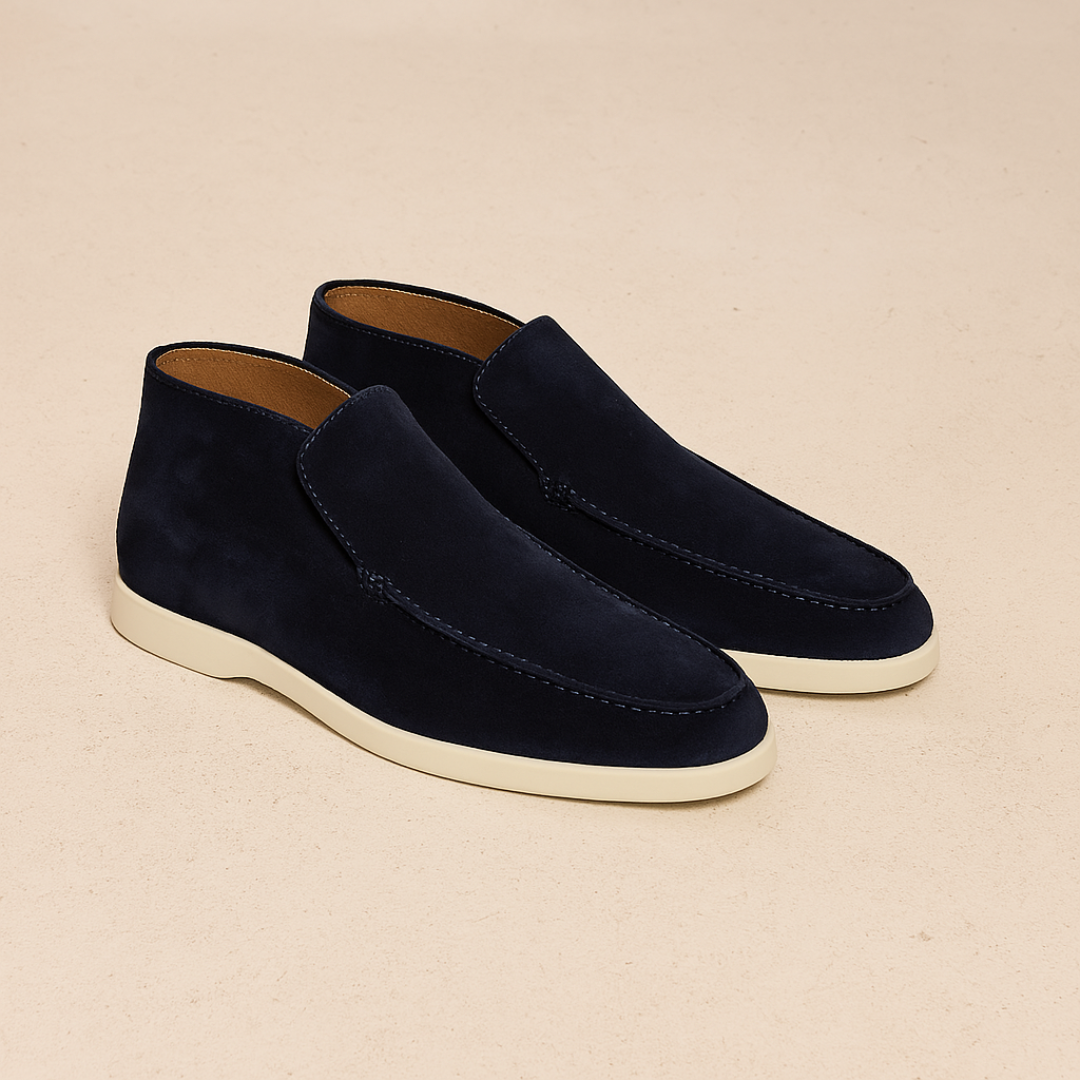Suède Mid-Top Loafers voor Heren