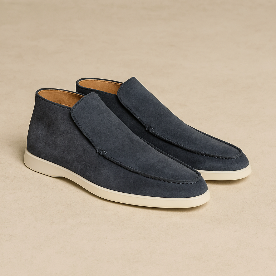 Suède Mid-Top Loafers voor Heren