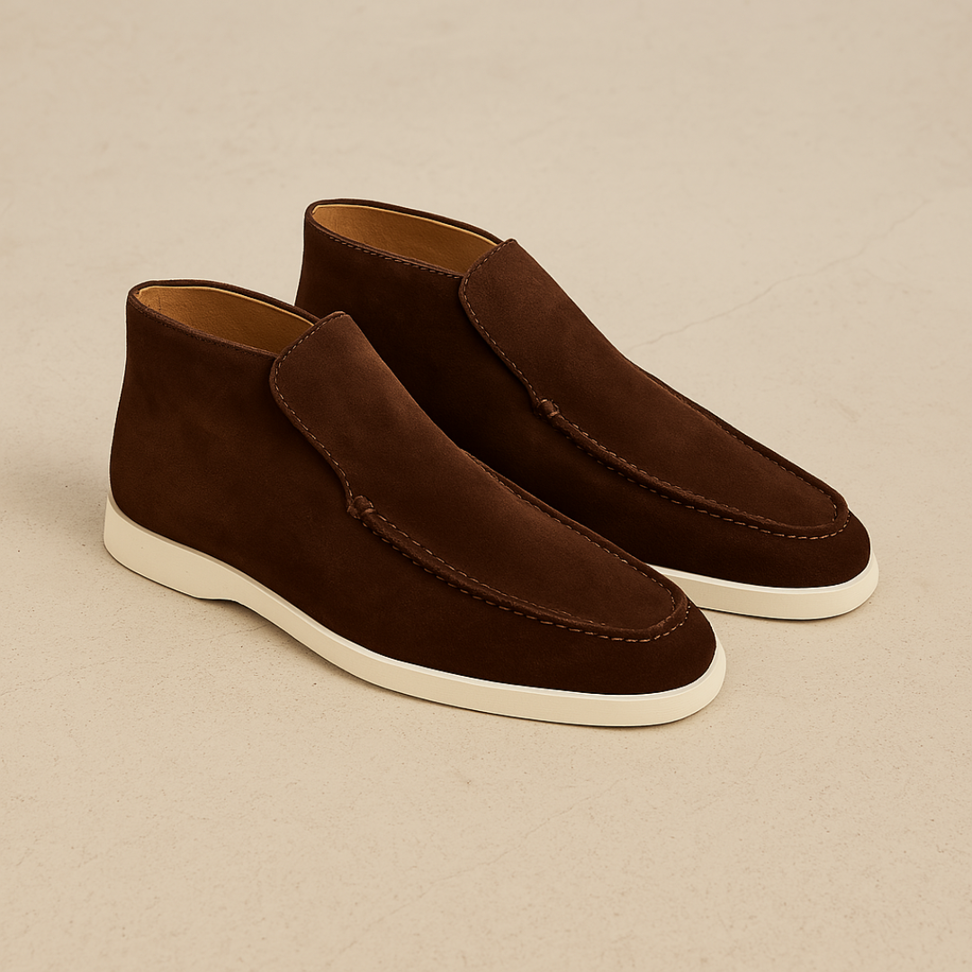 Suède Mid-Top Loafers voor Heren