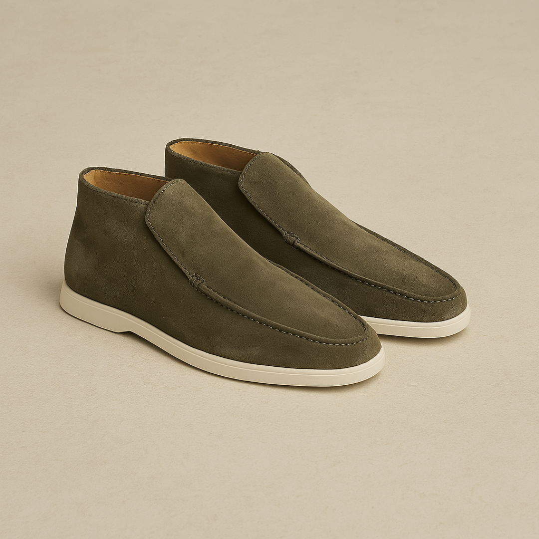 Suède Mid-Top Loafers voor Heren