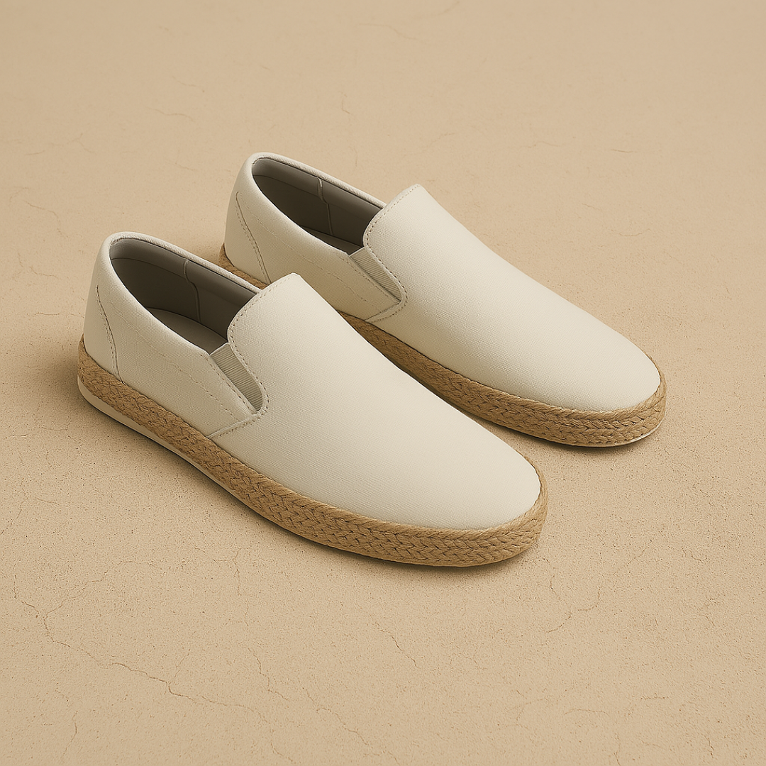 Katoenen Slip-On Zomerschoenen voor Heren