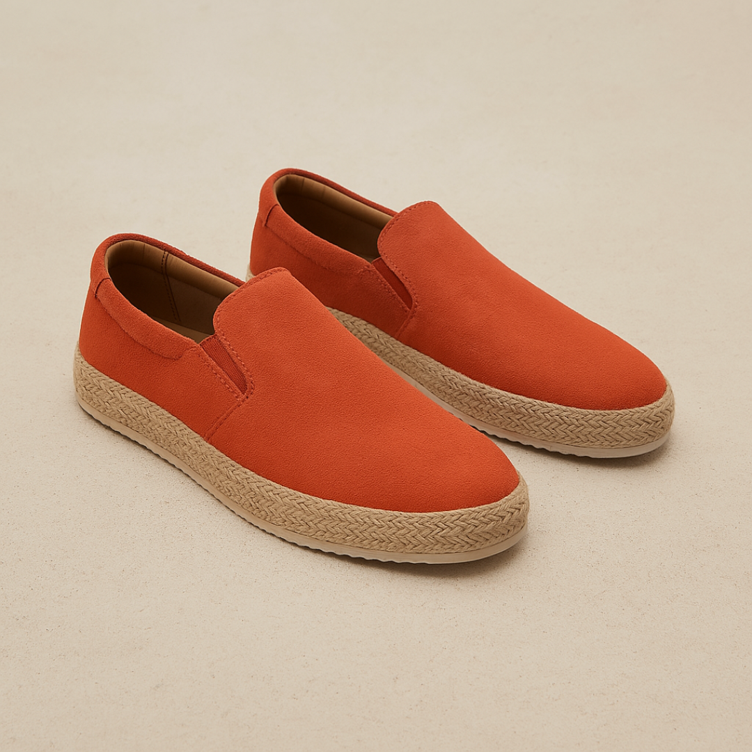 Katoenen Slip-On Zomerschoenen voor Heren