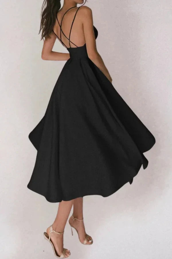 Trendy V-Hals Maxi Jurk