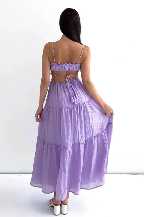 Dames Tijdloze Maxi Jurk