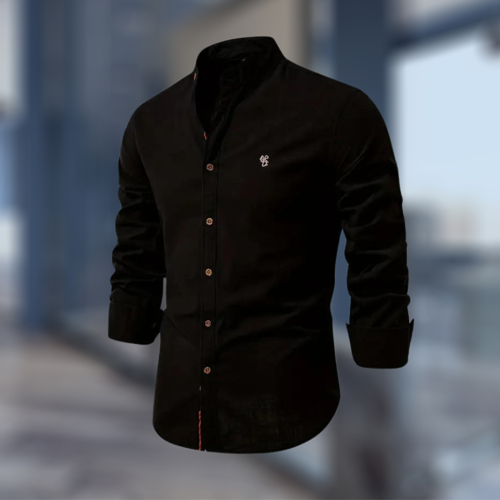 Casual Poloshirt Voor Heren Met Lange Mouwen