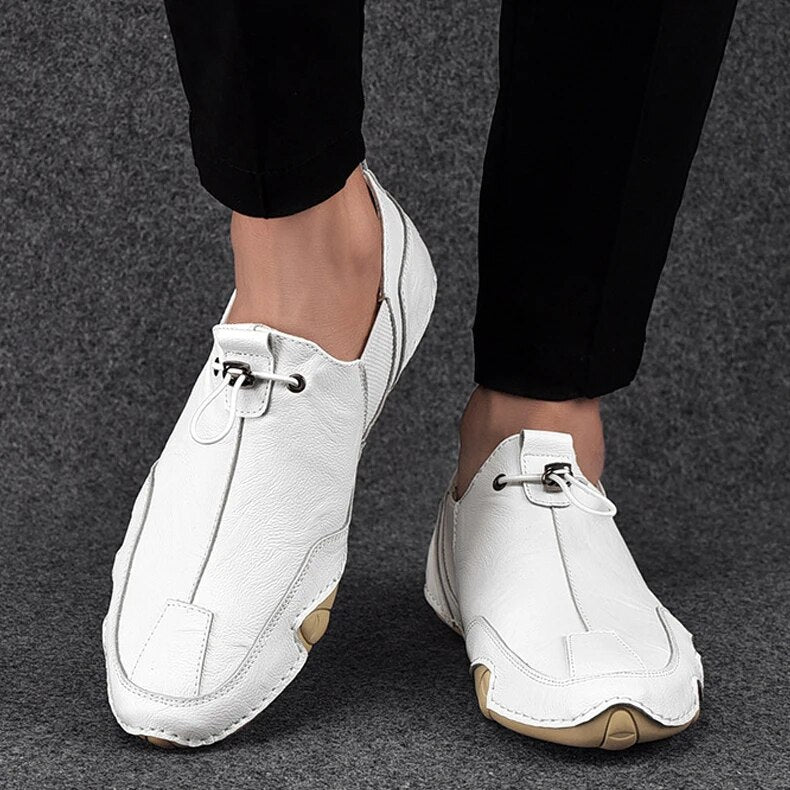 Comfortabele Leren Loafers met Orthopedische Ondersteuning voor Heren