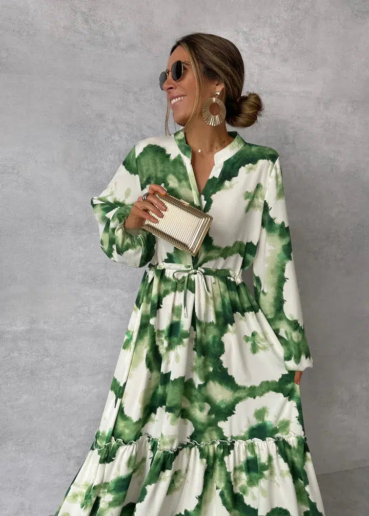 Lange Elegante Jurk voor Dames – Tijdloos en Chic