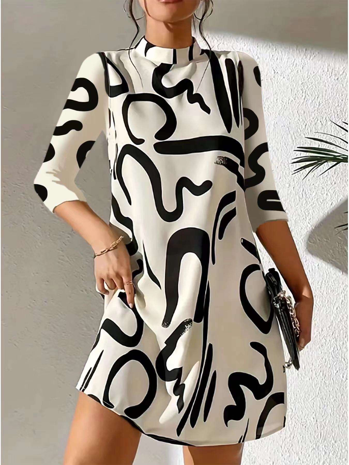 Dames Stijlvolle & Comfortabele Jurk – Moeiteloze Stijl