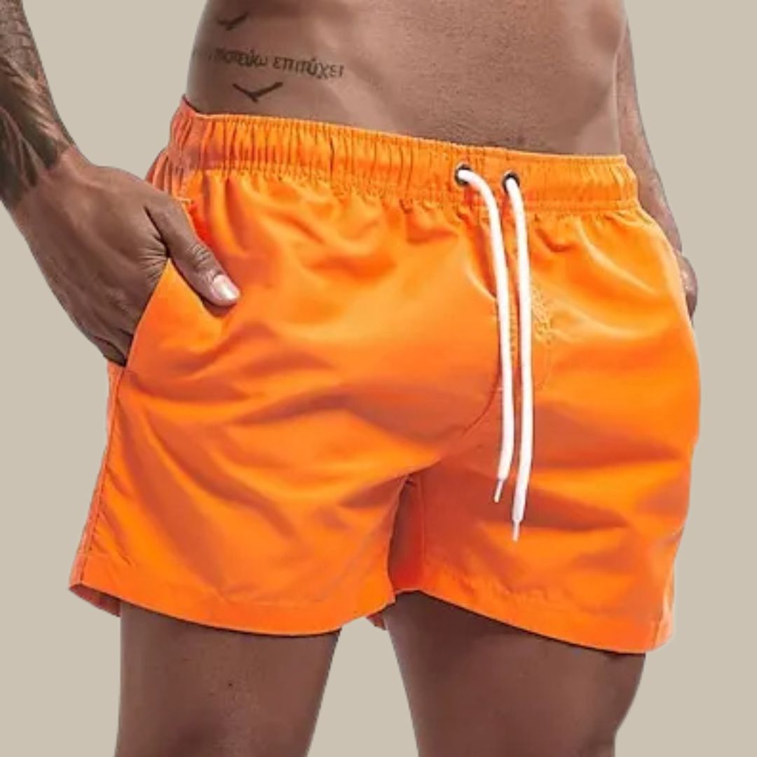 Basic Sneldrogende Zwemshorts voor Heren