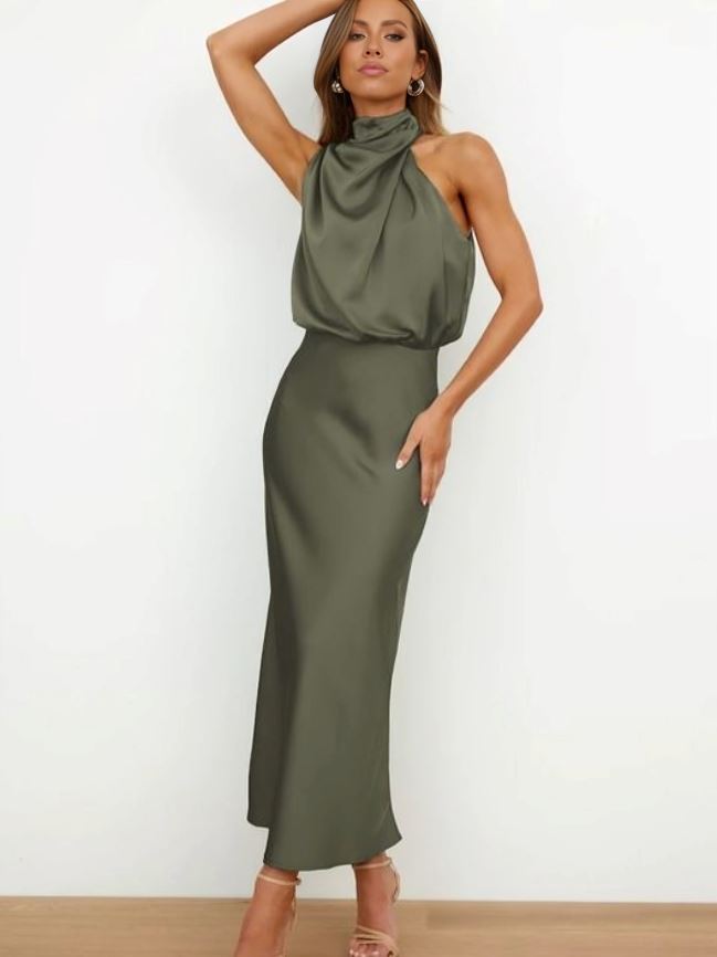 Grace Elegante Zijden Jurk