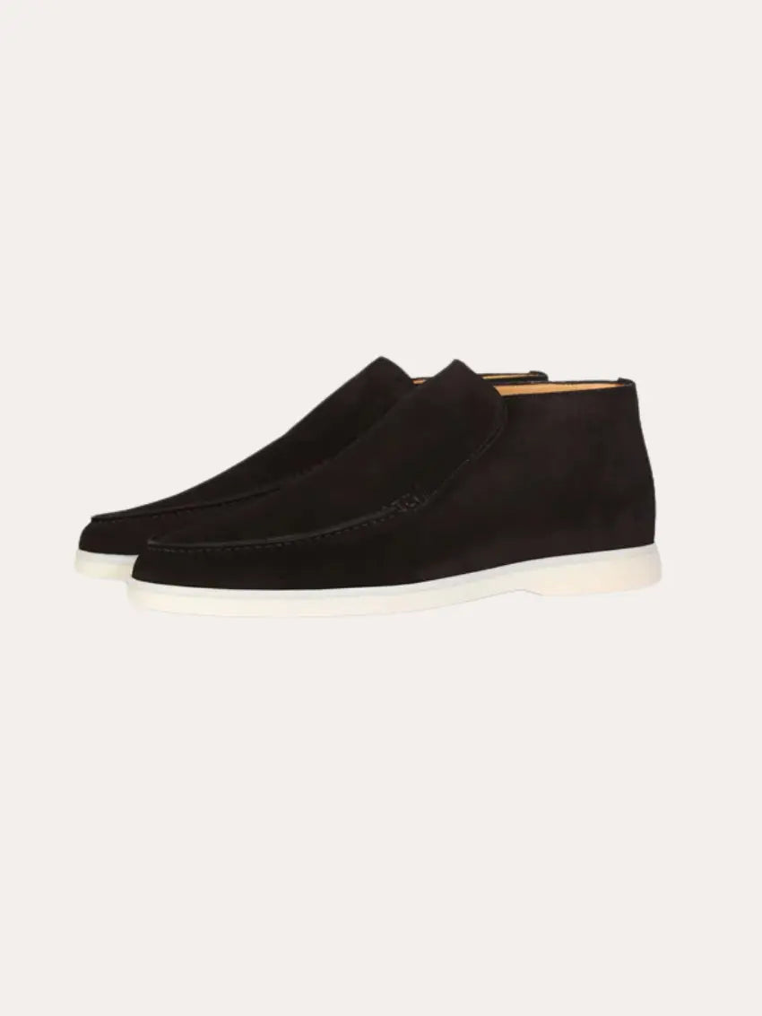 Suède Loafers met Ronde Neus voor Heren
