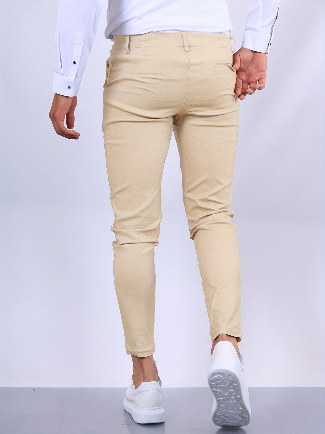 Elegante Heren Slim Fit Broek