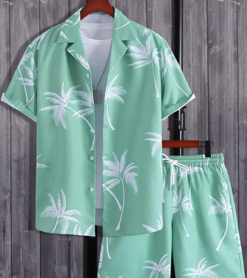 Lichtgewicht tropische outfitset voor heren