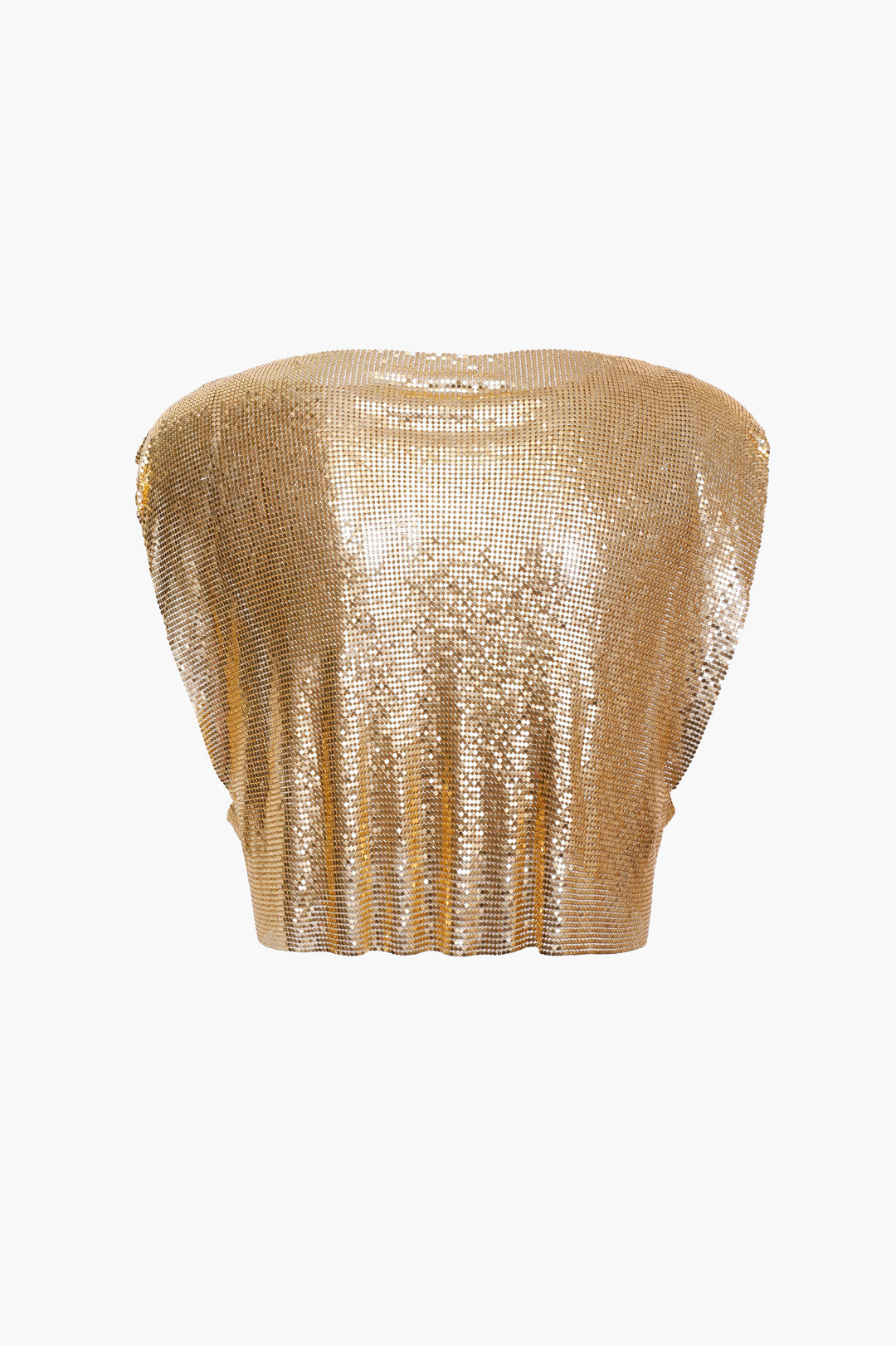 Glinsterende Metallic Tanktop