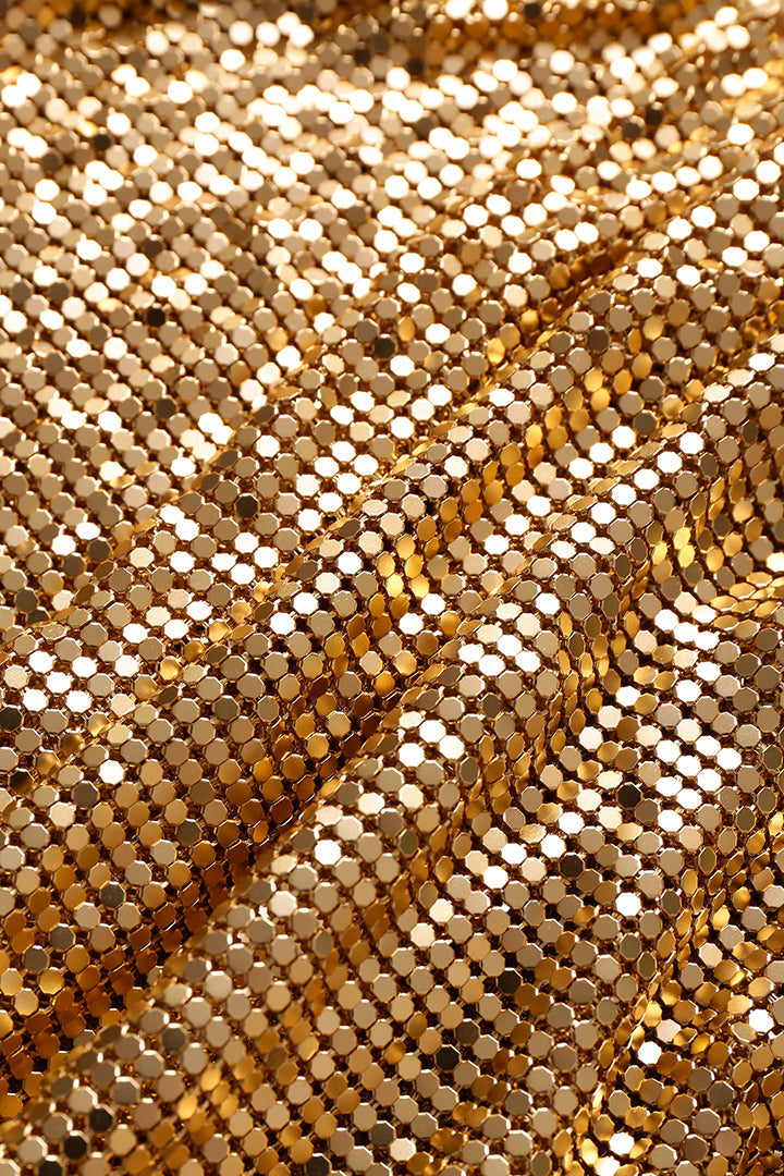 Glinsterende Metallic Tanktop