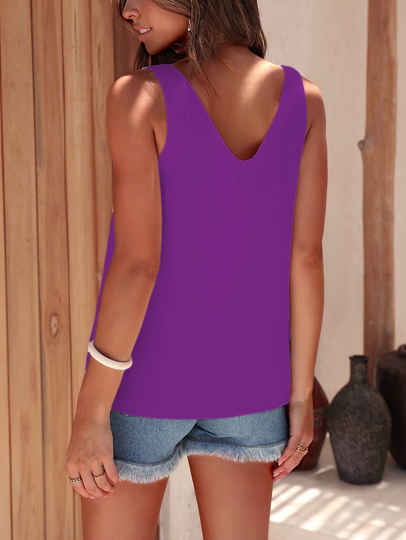 Elegante V-hals blouse voor dames