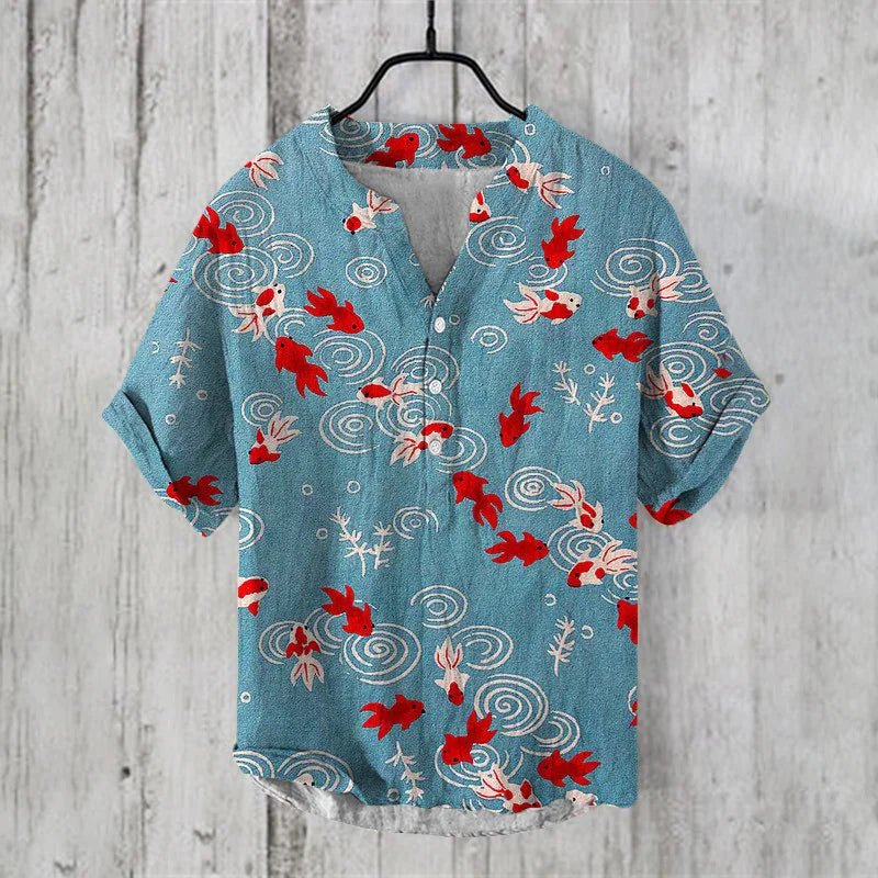 Stijlvol Artistiek Linnen Shirt