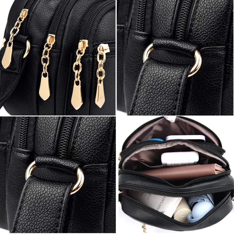 Angel leren handtas voor dames
