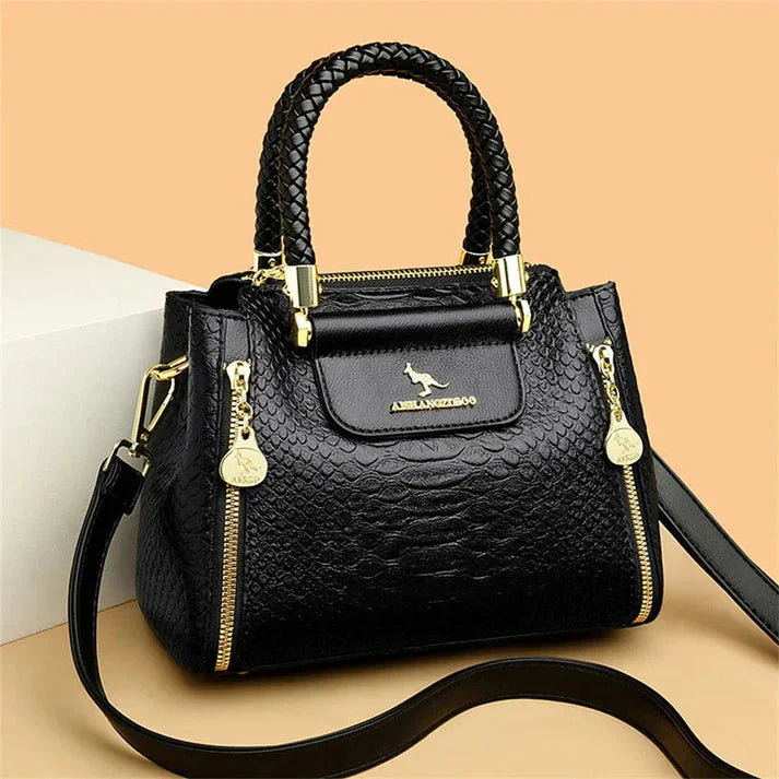 Elegante leren handtas voor dames
