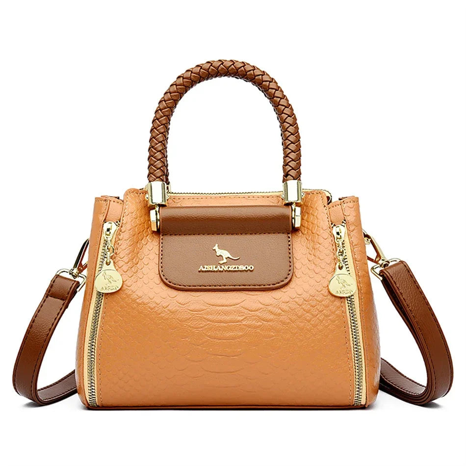Elegante leren handtas voor dames