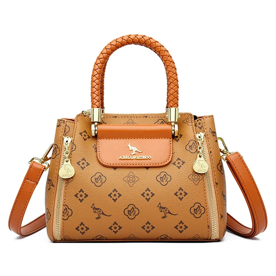 Elegante leren handtas voor dames