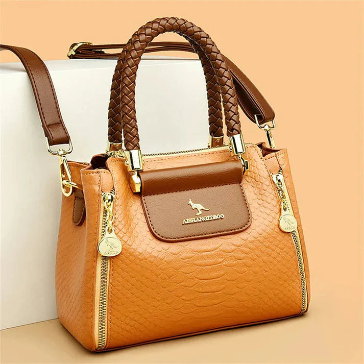 Elegante leren handtas voor dames
