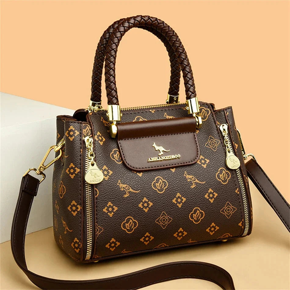 Elegante leren handtas voor dames
