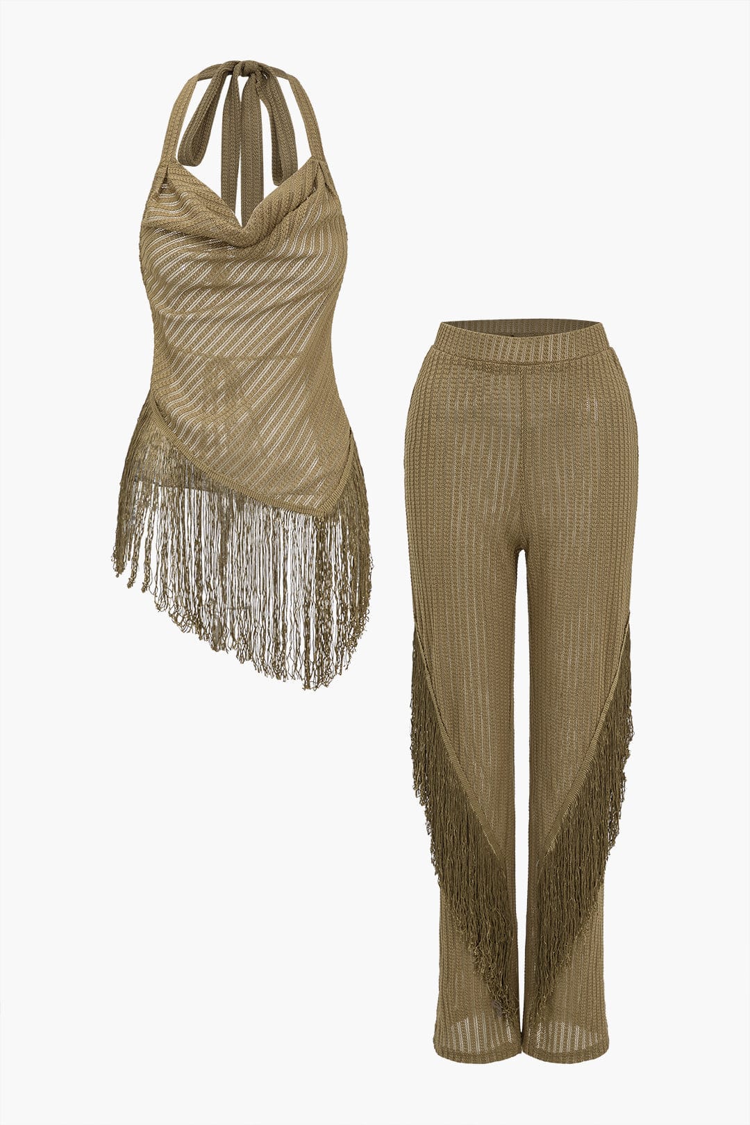 Celeste Asymmetrische Tweedelige Set