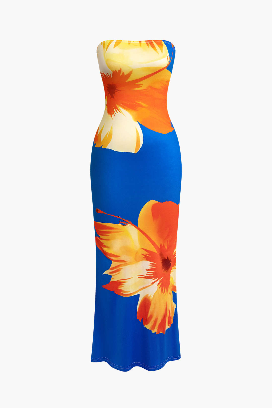 Bloemenprint Midi Jurk