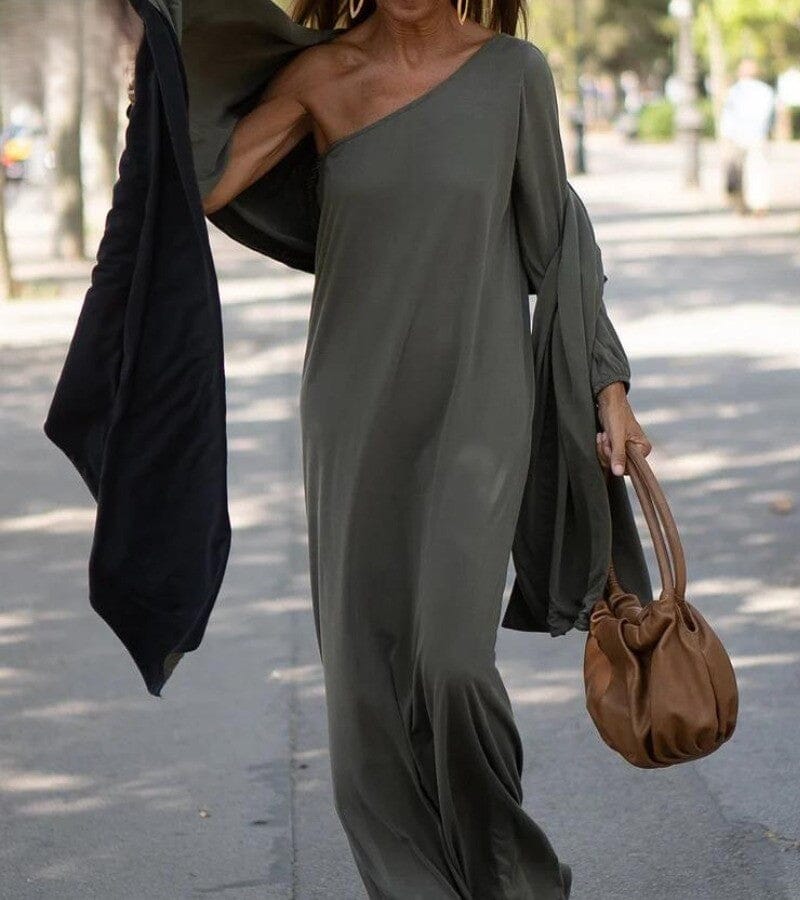 Fiona Elegante Off-shoulder Jurk