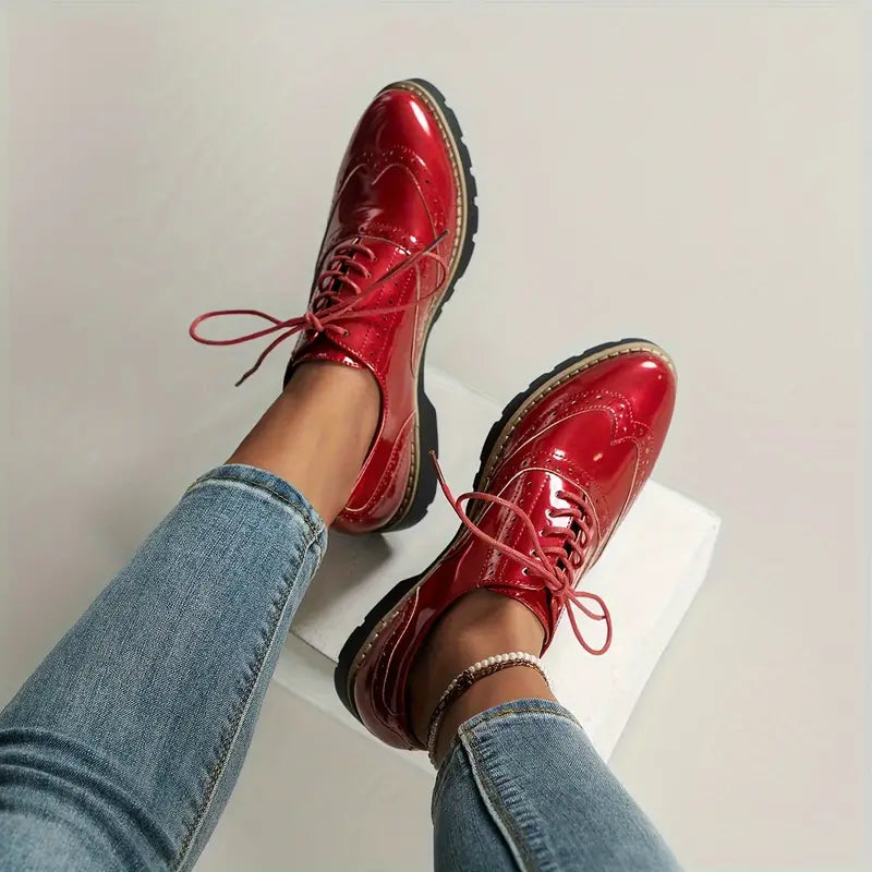 Glimmende Leren Schoenen – Perfect voor Formele Gelegenheden