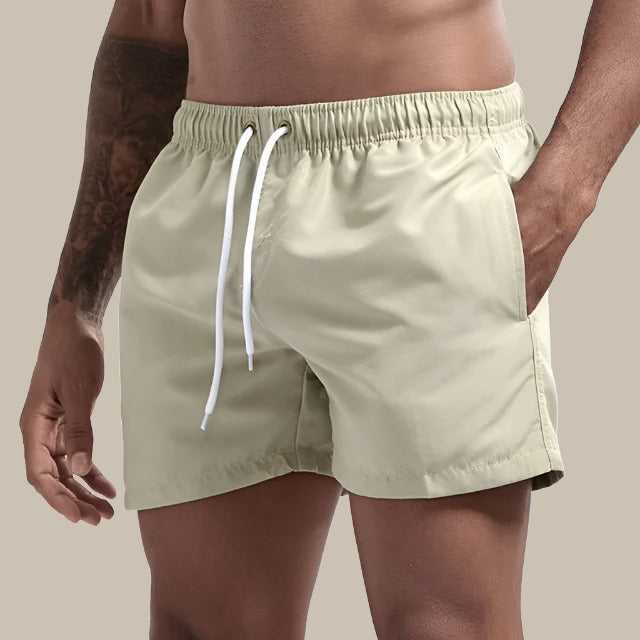 Basic Sneldrogende Zwemshorts voor Heren