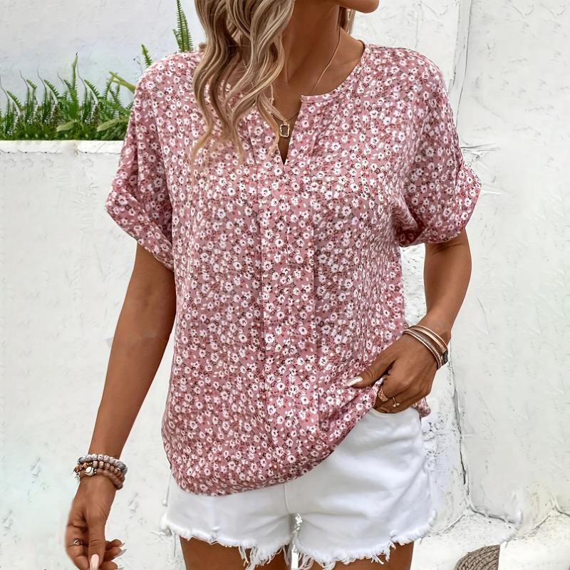 Vintage Bloemenblouse voor Dames