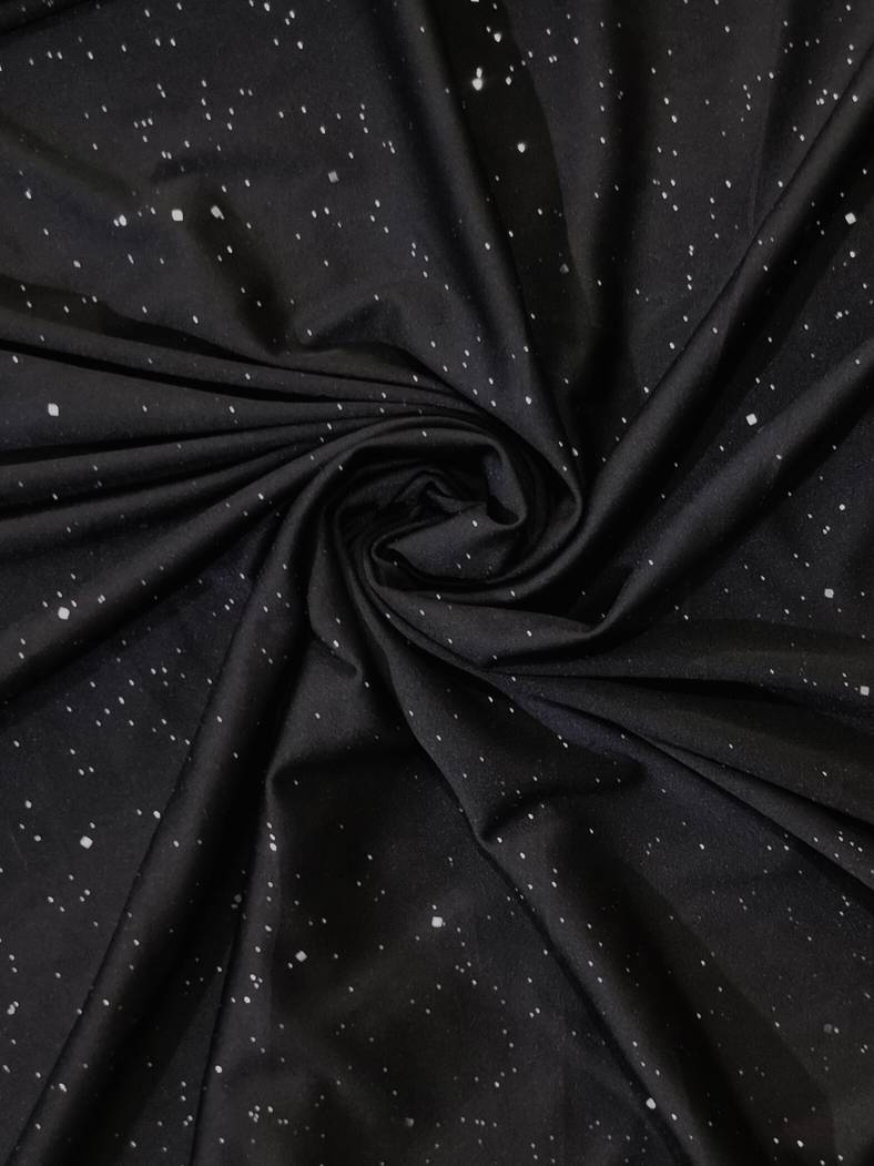 Flared Broek in Glitterstof voor Dames