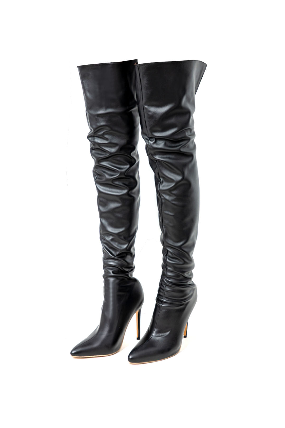 Siena Nepleer Puntige Teen Overkneeboots