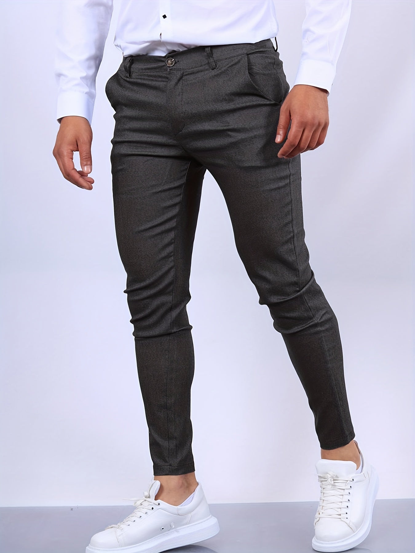 Elegante Heren Slim Fit Broek