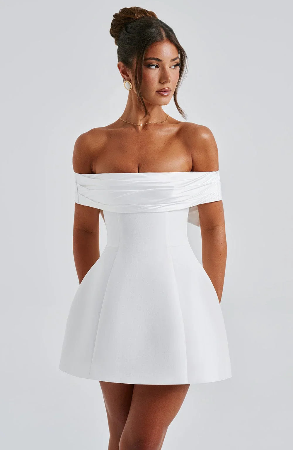 Noir Mini Jurk - Ivory