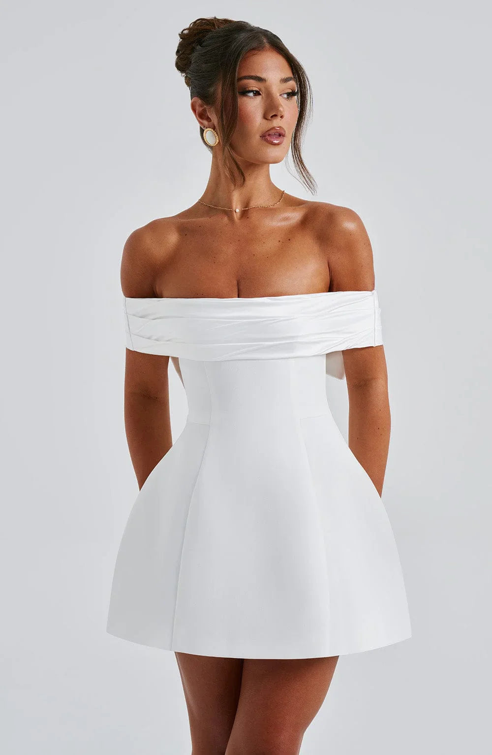 Noir Mini Jurk - Ivory