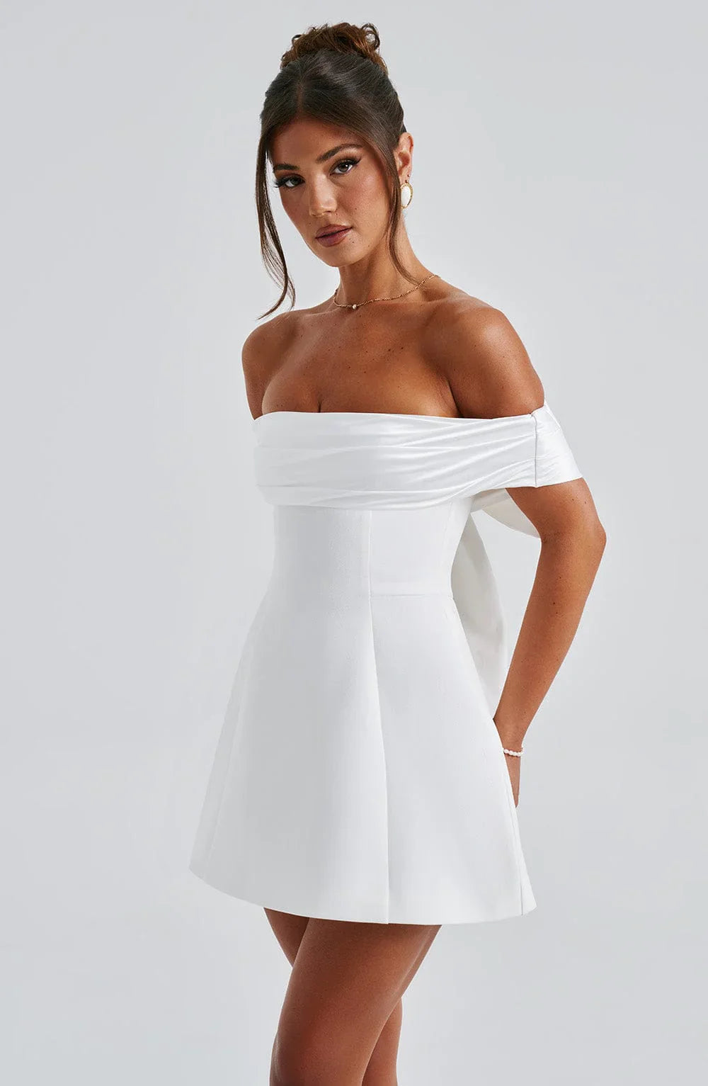 Noir Mini Jurk - Ivory