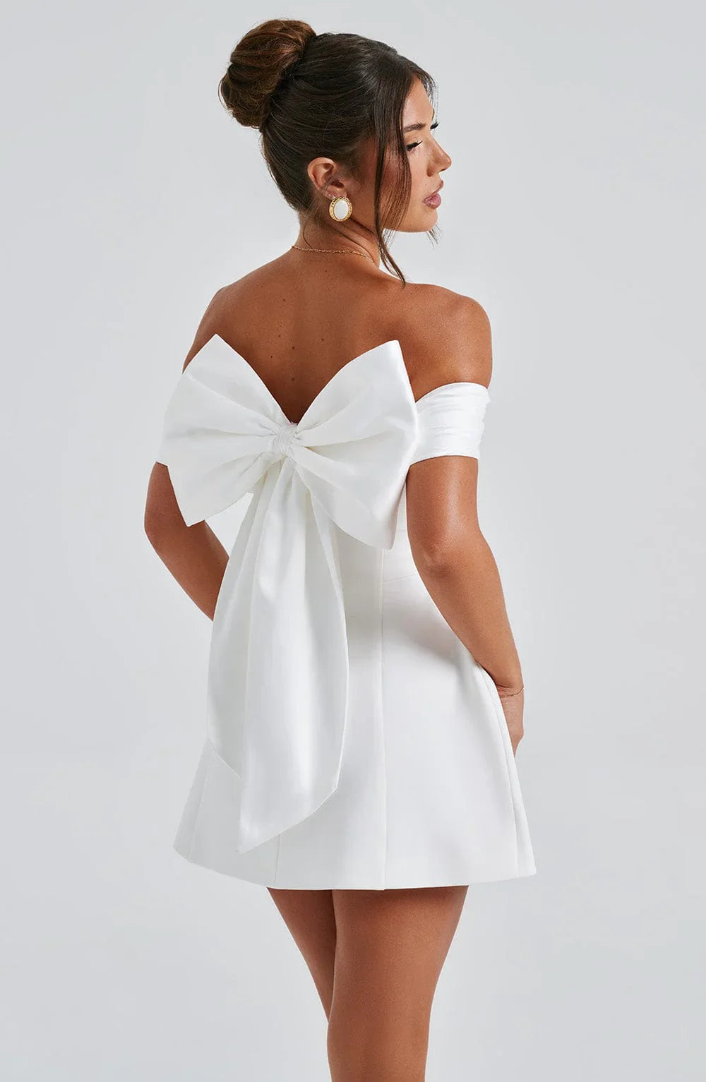Noir Mini Jurk - Ivory
