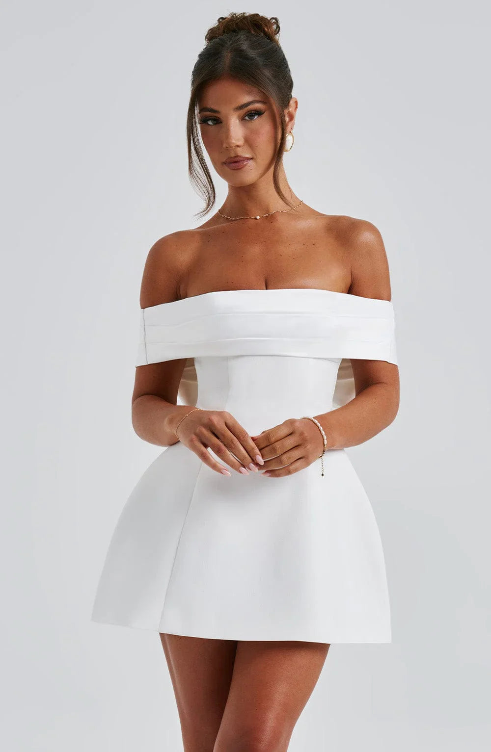 Noir Mini Jurk - Ivory