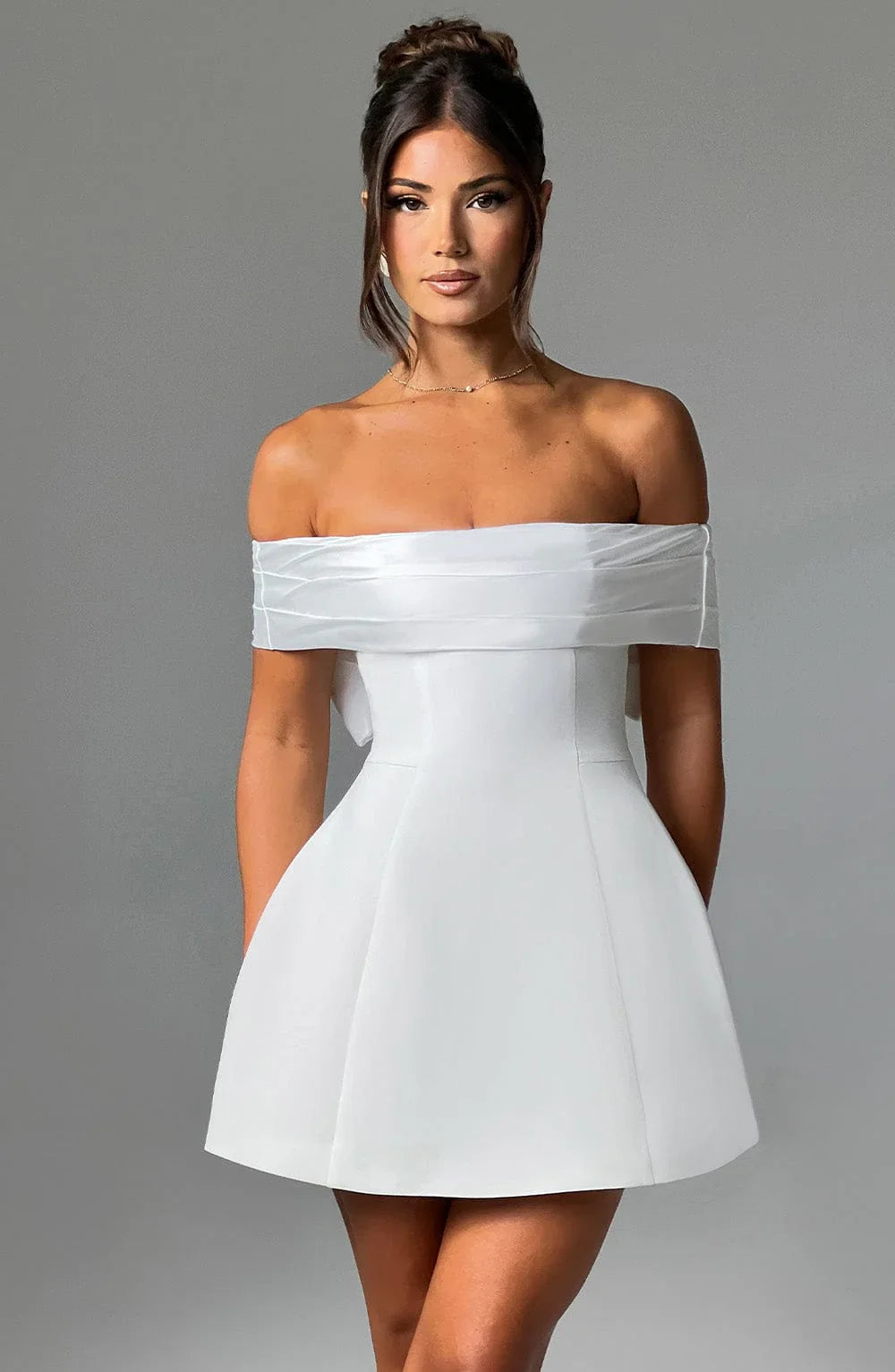 Noir Mini Jurk - Ivory
