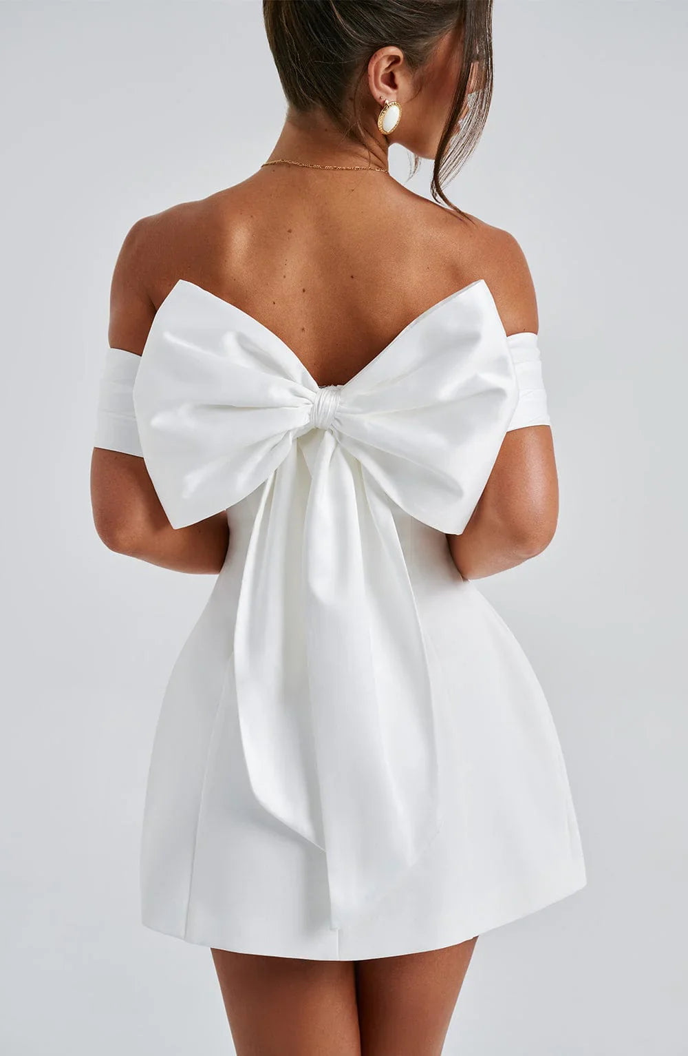 Noir Mini Jurk - Ivory