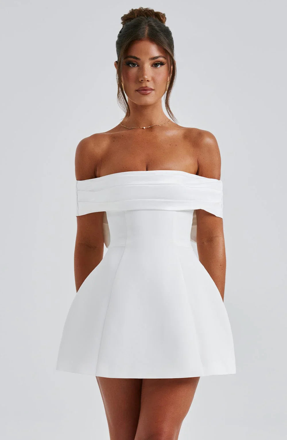 Noir Mini Jurk - Ivory
