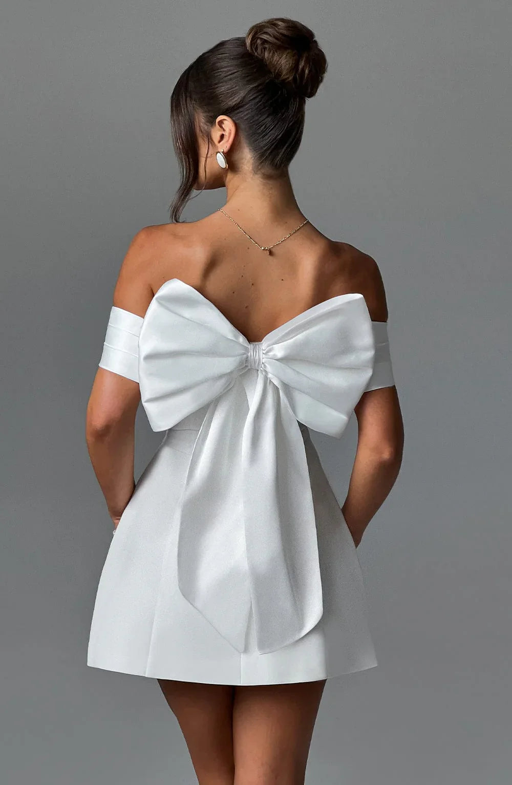 Noir Mini Jurk - Ivory