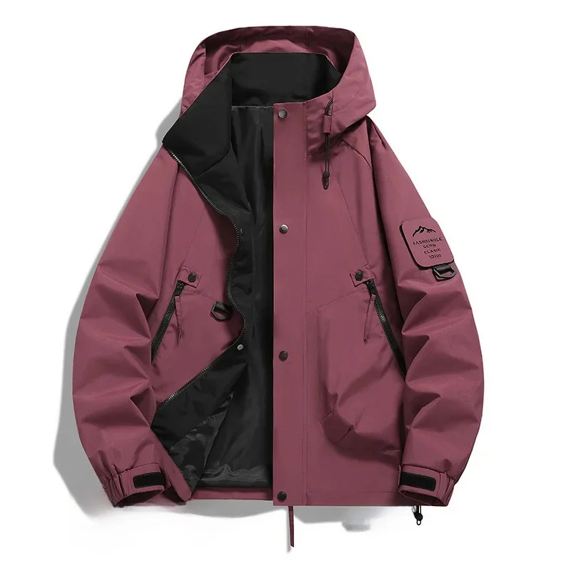 Heren Windbreaker – Technisch Design – Capuchon – Meerdere Zakken – Verstelbare Manchetten
